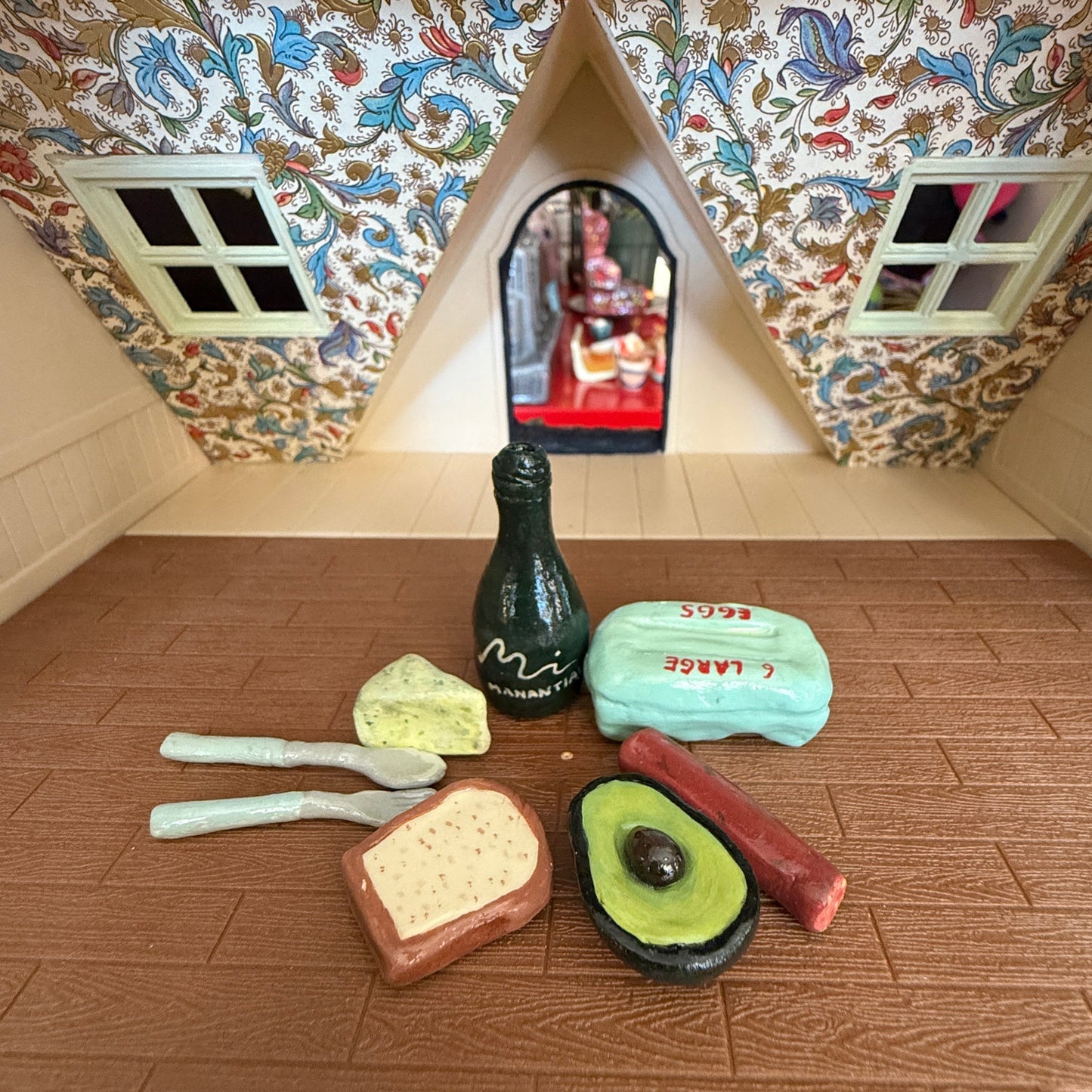 Breakfast combo mini figure