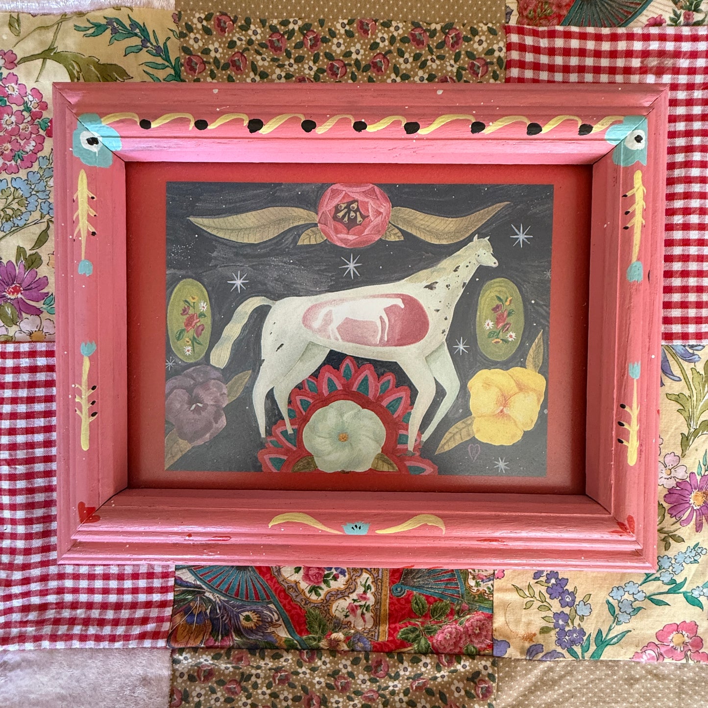 Agatha print framed