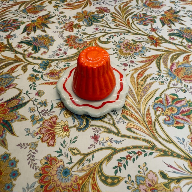 Orange jello mini figure